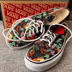 Vans plant floral print skate shoes